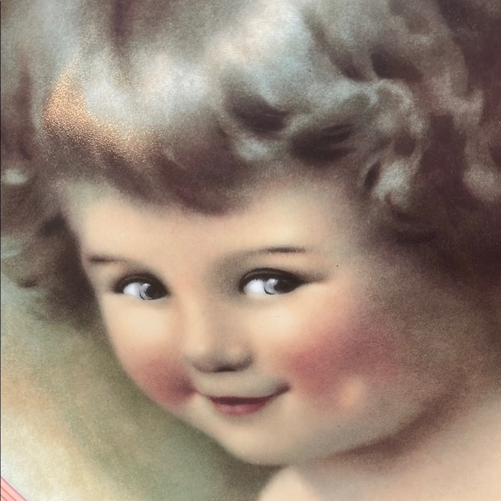 Vintage Decorative Plate with Child Portrait - Picture 2 of 5